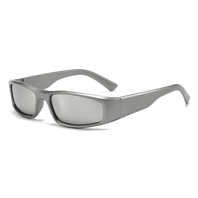 Dame sporty solbriller med robust ramme Luvikno