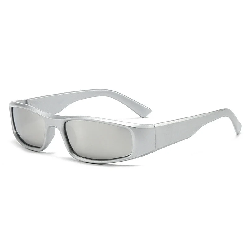 Dame sporty solbriller med robust ramme Luvikno