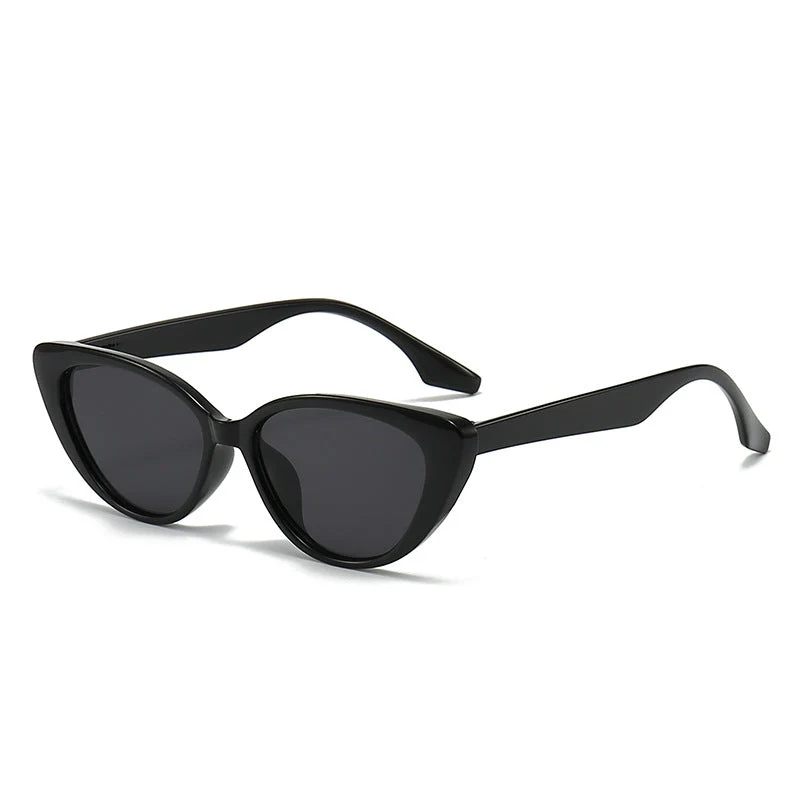 Dame stilige Vintage-solbriller i Cat-Eye-stil Luvikno