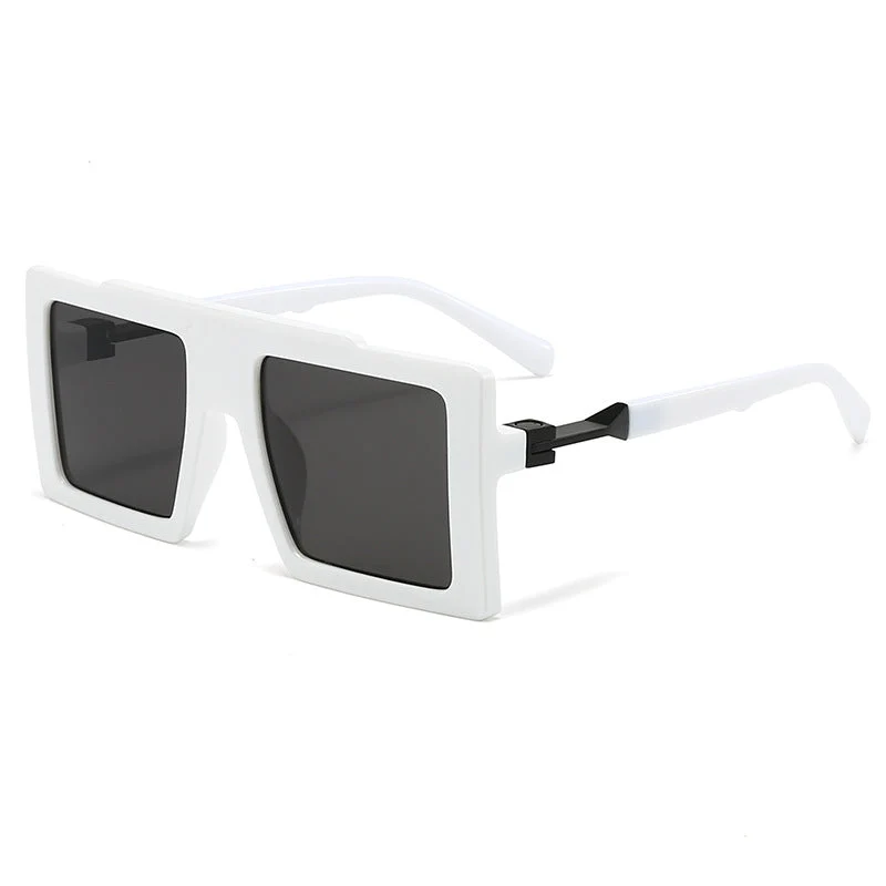 Dame moteriktig solbrille med rektangulær ramme Luvikno