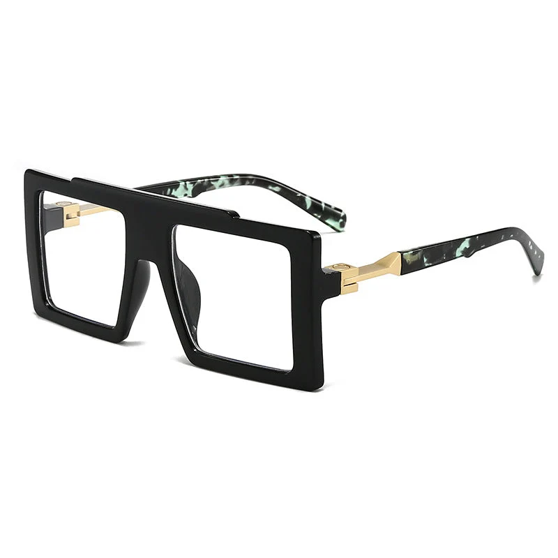 Dame moteriktig solbrille med rektangulær ramme Luvikno