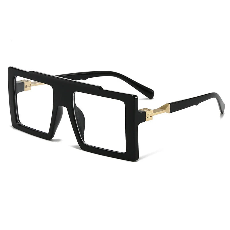 Dame moteriktig solbrille med rektangulær ramme Luvikno