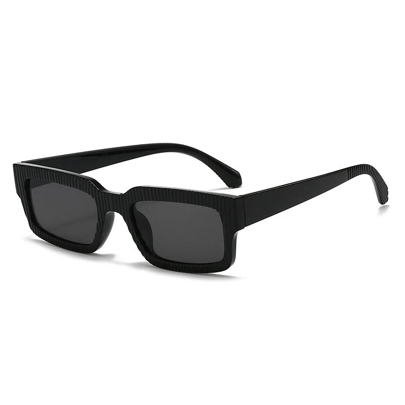 Dame moteriktig solbrille med geometrisk ramme Luvikno
