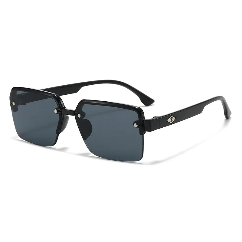Dame moteriktig kvadratisk solbrille med polariserende glass Luvikno