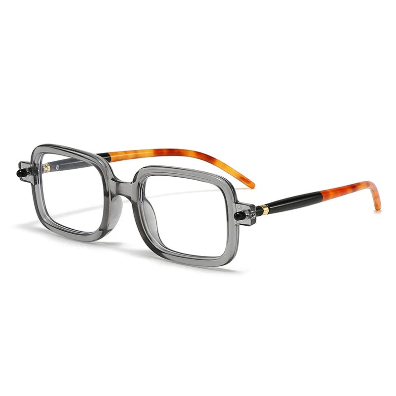 Dame moteriktig kvadratisk brille med stilige detaljer Luvikno