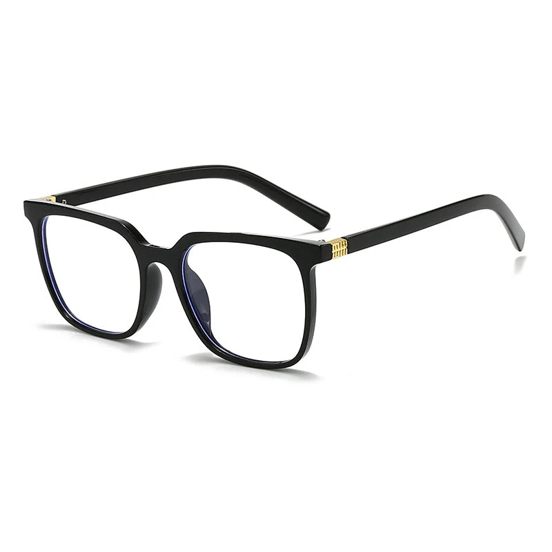 Dame moteriktig oversized solbrille Luvikno