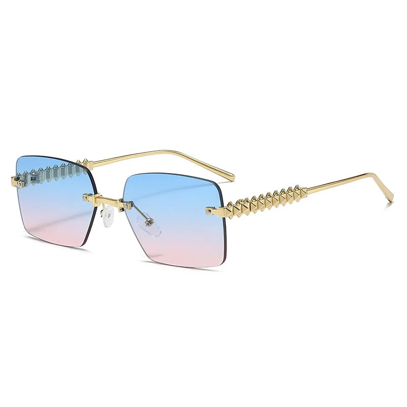 Dame ekstravagant firkantet brille Luvikno
