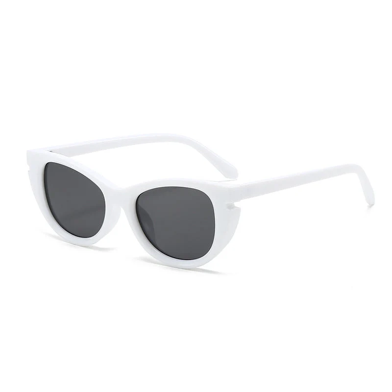 Dame Cat-Eye solbriller med trendy design Luvikno
