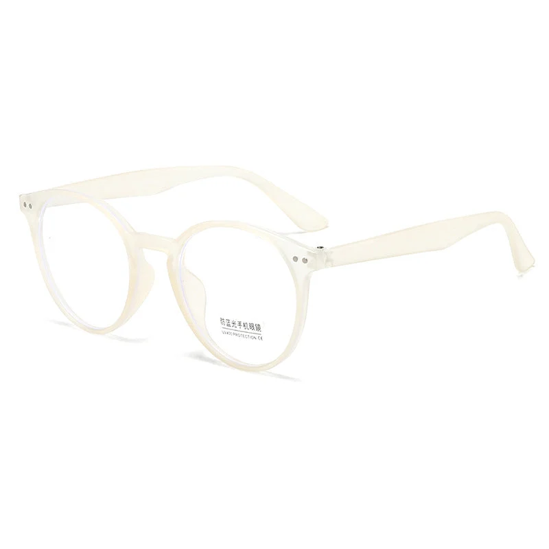 Dame Cat-Eye solbriller med transparent ramme Luvikno