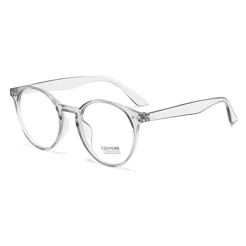 Dame Cat-Eye solbriller med transparent ramme Luvikno