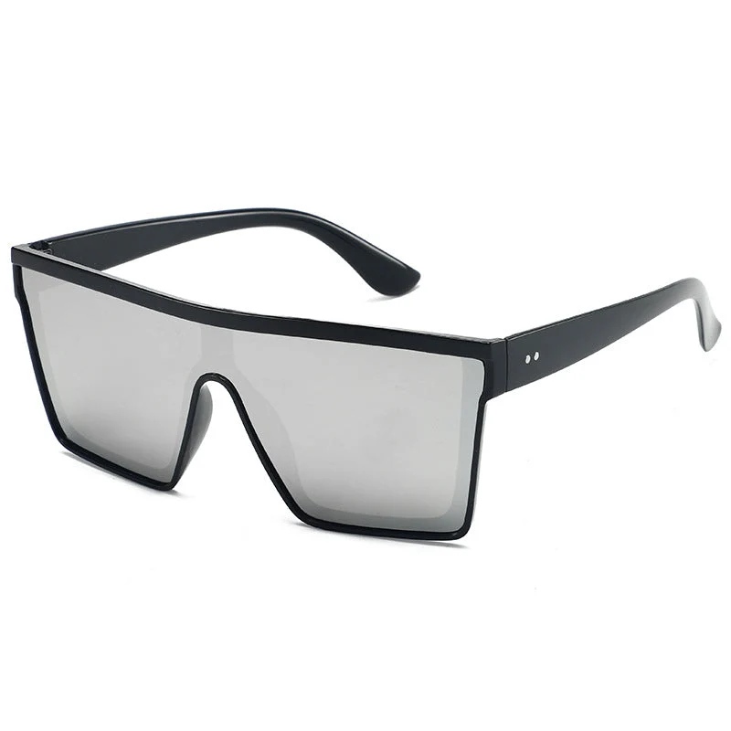 Dame futuristisk oversized solbrille Luvikno