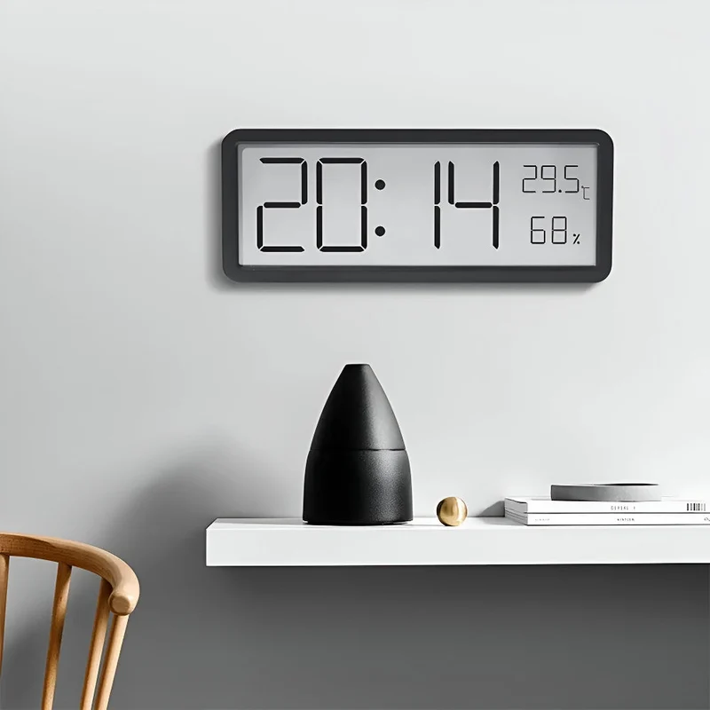 Digital LED Vekkerklokke – Stor Skjerm med Temperatur og Fuktighet | Luvikno