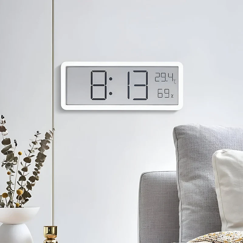 Digital LED Vekkerklokke – Stor Skjerm med Temperatur og Fuktighet | Luvikno