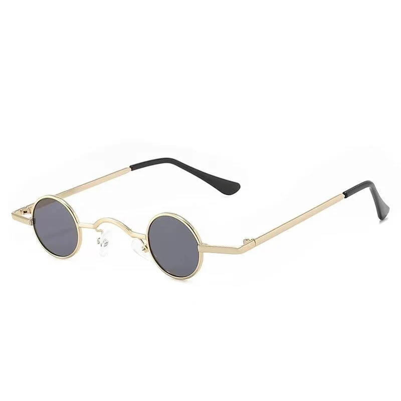 Dame Runde solbrille i vintage-stil Luvikno