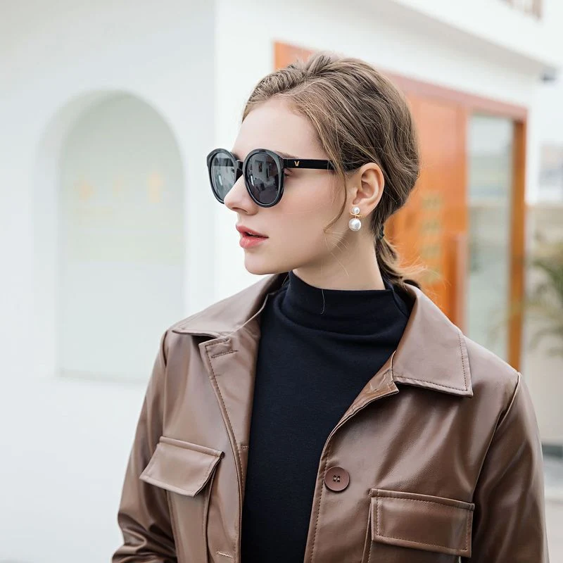 Dame Mote Solbriller i Cat-Eye Stil Luvikno