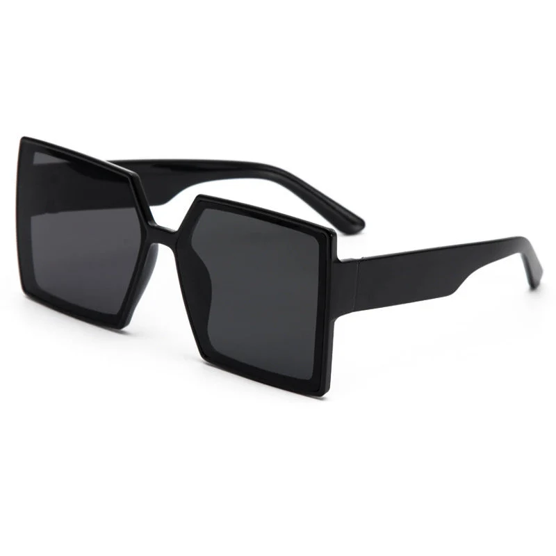 Dame Modiske oversized solbriller i moderne hexagon-design Luvikno