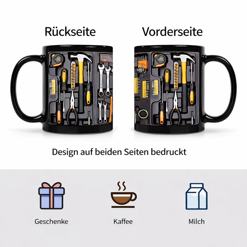 CraftMaster Precision Mug — Feire din skaperkraft med hver slurk i robust stil | Luvikno