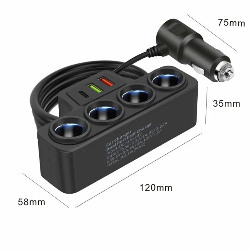VoltMaxx 7-i-1 PowerHub — Lader alle enheter samtidig og vær trygt og stressfritt tilkoblet til enhver tid | Luvikno