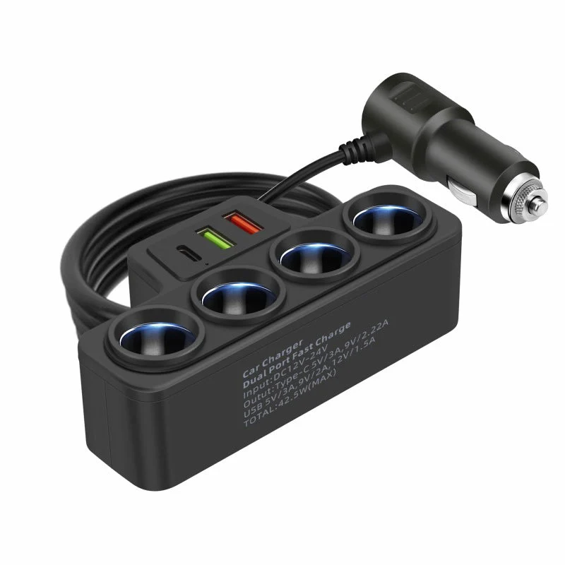 VoltMaxx 7-i-1 PowerHub — Lader alle enheter samtidig og vær trygt og stressfritt tilkoblet til enhver tid | Luvikno