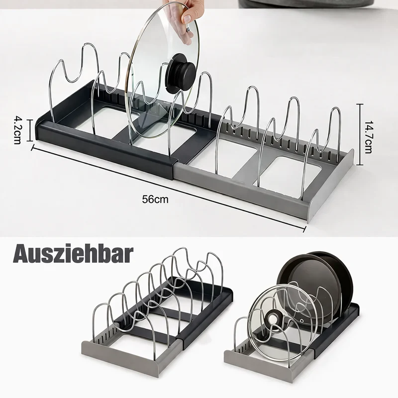 KitchenClarity — Endelig sømløs perfekt organisering for dine favorittpanner og mer! | Luvikno