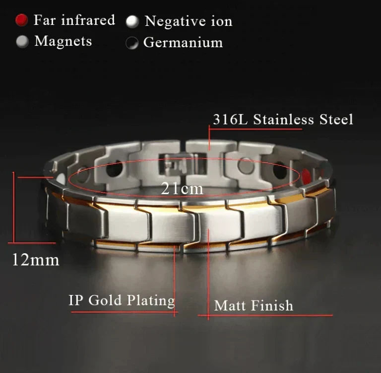 Magnetisk armbånd for damer og herrer – Justerbart, stilige og komfortabelt | Luvikno