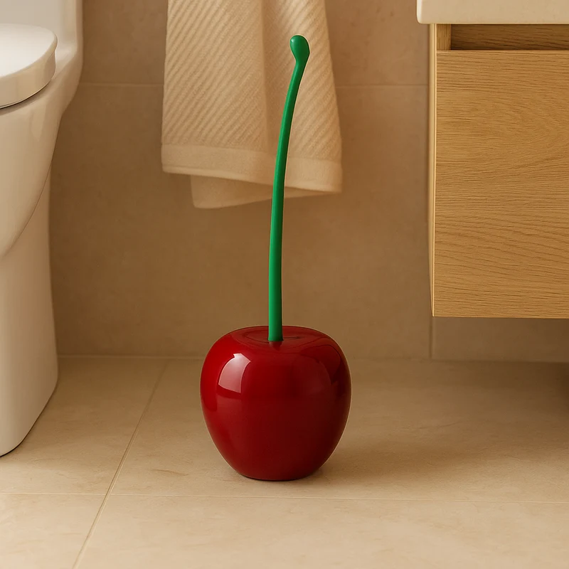 Elegant Toalettbørste Nova – Moderne Børste og Holder for Hygienisk Bad | Luvikno