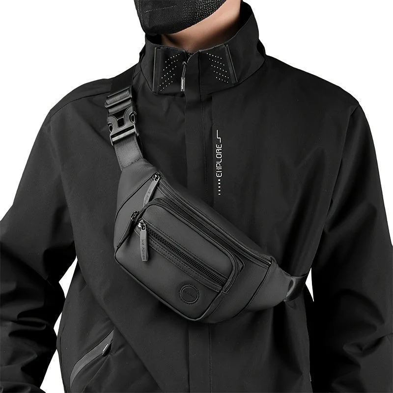 Men's Hip Bag MotionGear – Multifunksjonell Crossbody Bag med Justerbar Stropp | Luvikno