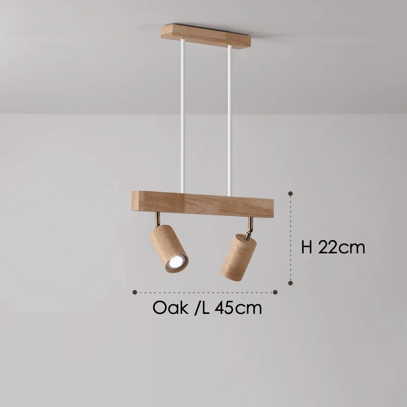 Treprodukt lampe justerbar med varmt lys og minimalistisk design | Luvikno