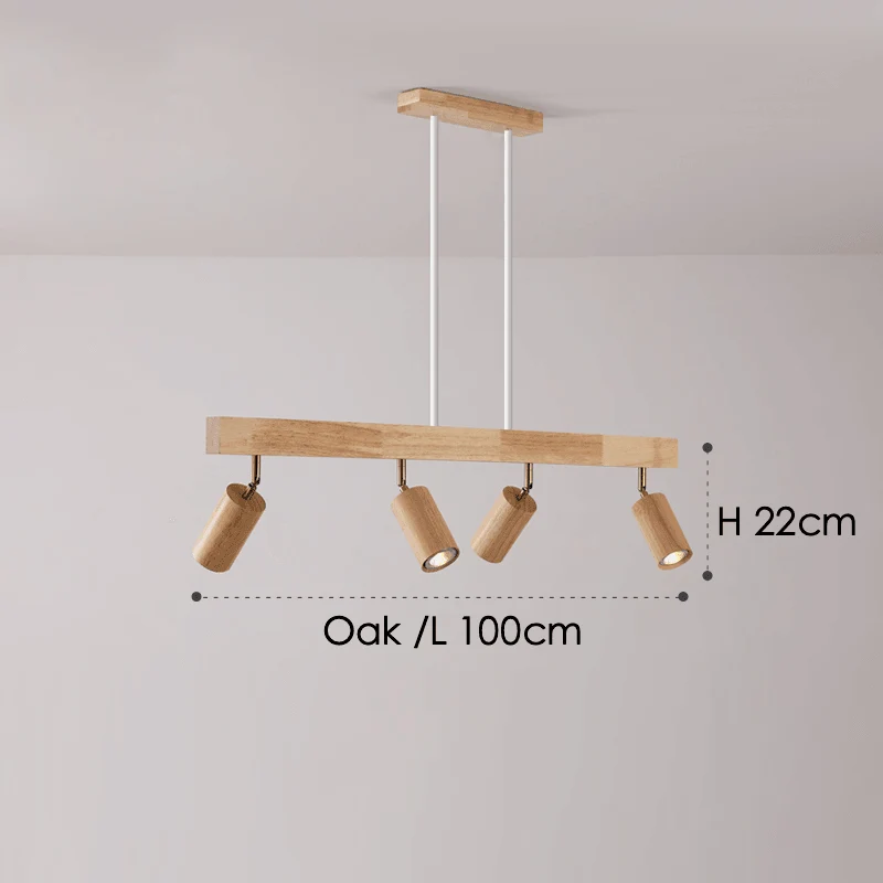 Treprodukt lampe justerbar med varmt lys og minimalistisk design | Luvikno