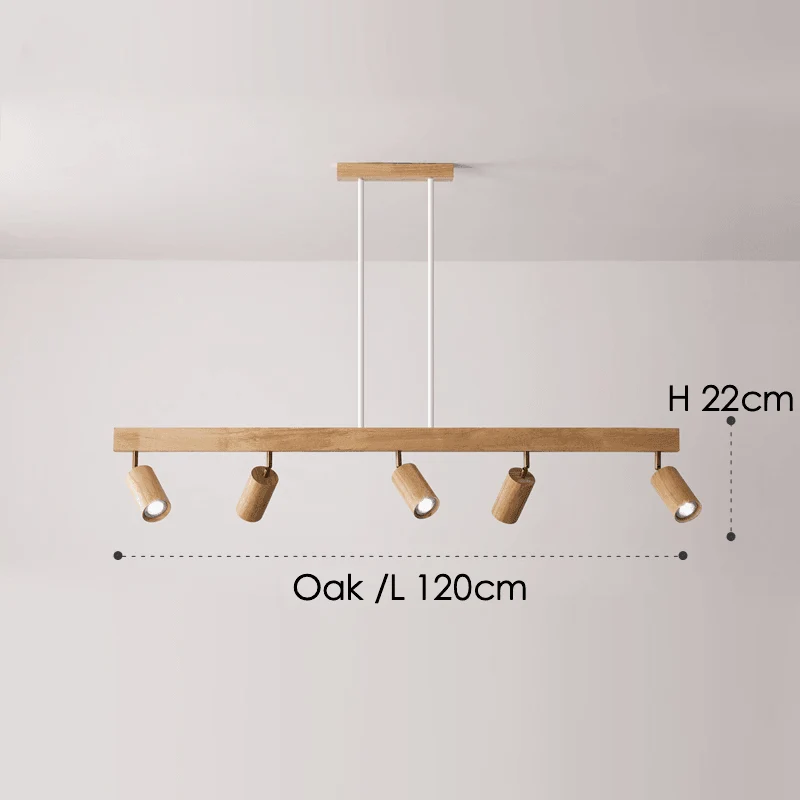 Treprodukt lampe justerbar med varmt lys og minimalistisk design | Luvikno