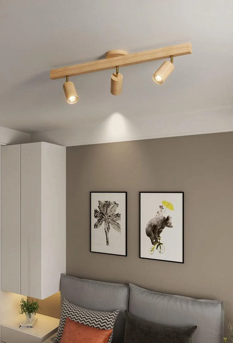 Treprodukt lampe justerbar med varmt lys og minimalistisk design | Luvikno
