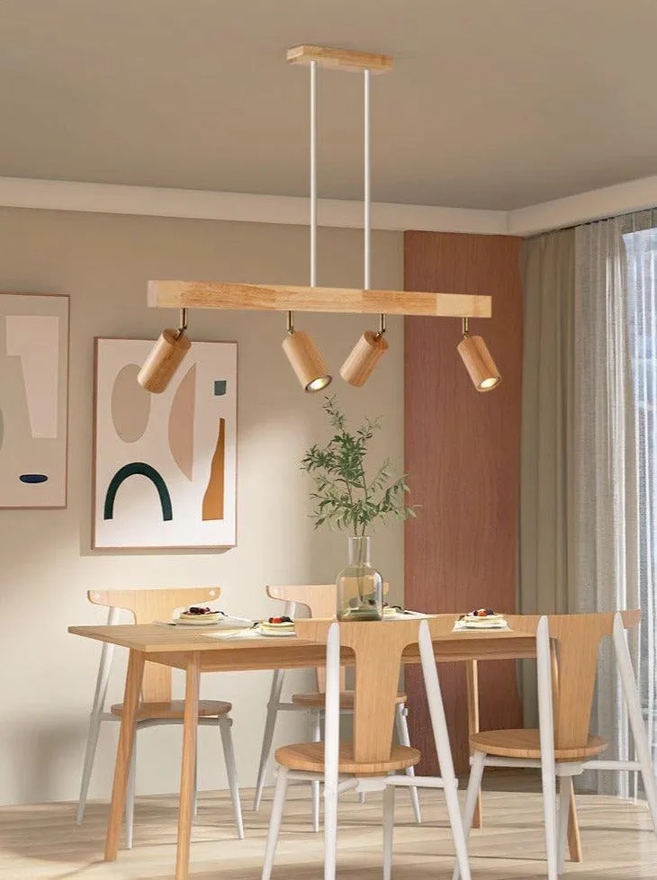 Treprodukt lampe justerbar med varmt lys og minimalistisk design | Luvikno