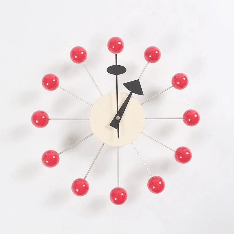 Moderne veggklokke 3D-design stille og minimalistisk 32 cm | Luvikno