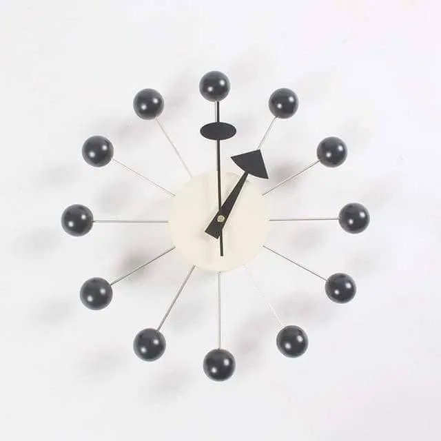 Moderne veggklokke 3D-design stille og minimalistisk 32 cm | Luvikno