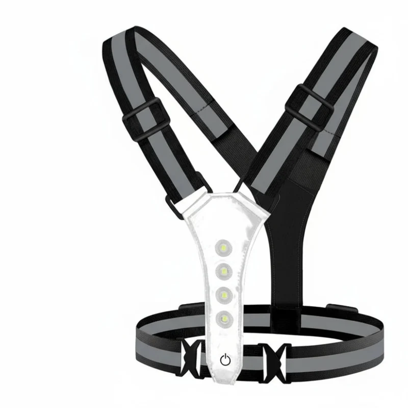 LED Sikkerhetsvest Pro – Refleksiv 360 Synlig Vest | Luvikno