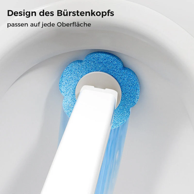 HygiBrush engangs toalettbørste med utskiftbare svamp hoder | Luvikno