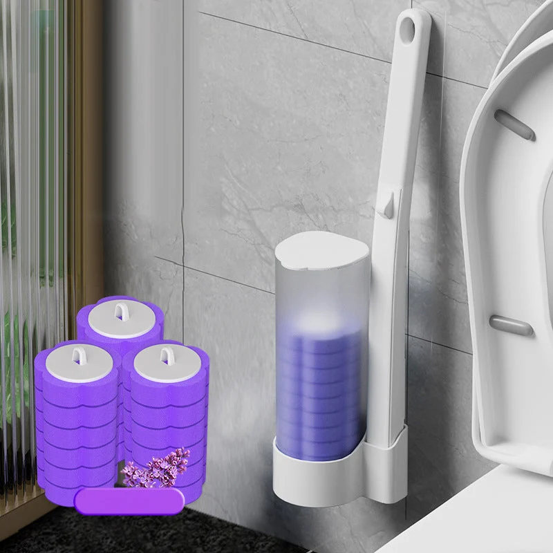 HygiBrush engangs toalettbørste med utskiftbare svamp hoder | Luvikno
