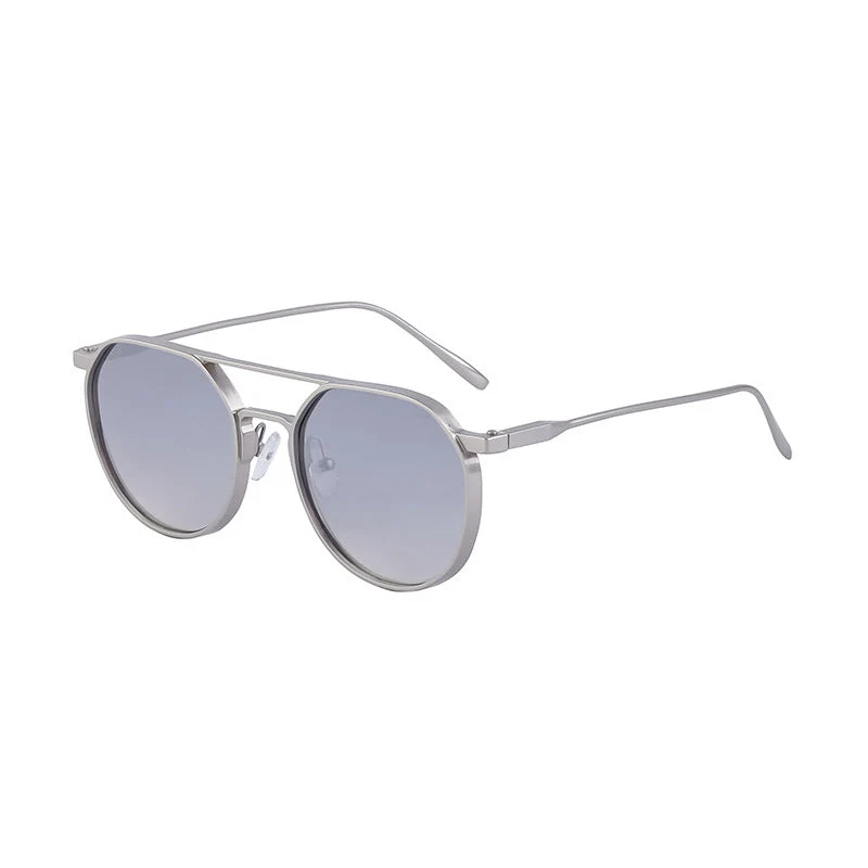 Dame moterik solbrille i stilfullt rundt design Luvikno