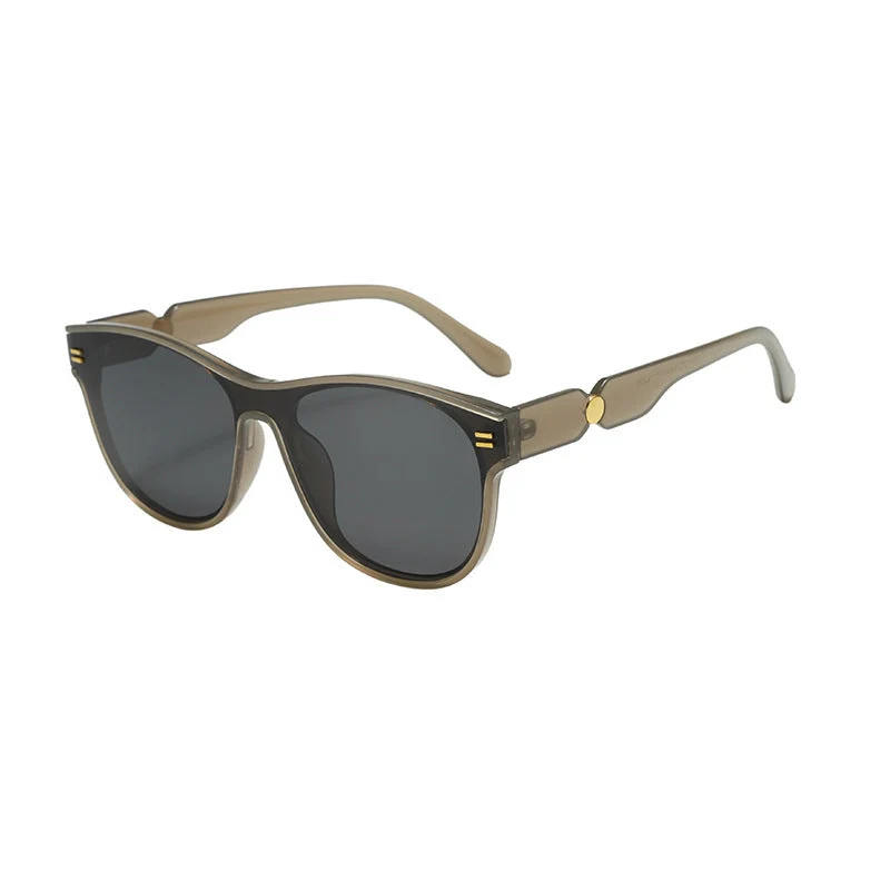 Dame moteriktig solbrille med unik ramme Luvikno