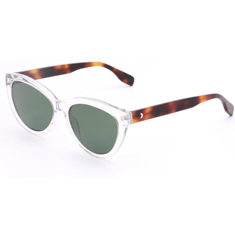 Dame moteriktig Cat-Eye solbrille med UV-beskyttelse og behagelig lett ramme Luvikno