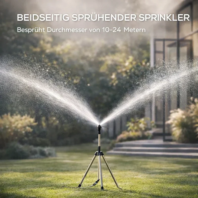AquaStraal Hagevanning Med Stativ 360 Grader | Luvikno