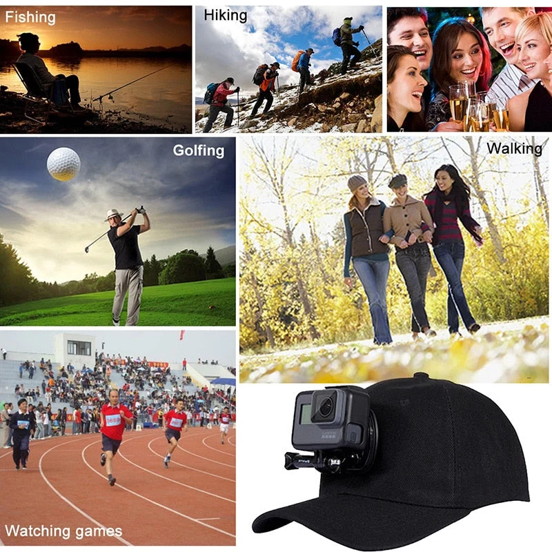 Justerbar Action Camera Hatt | Luvikno