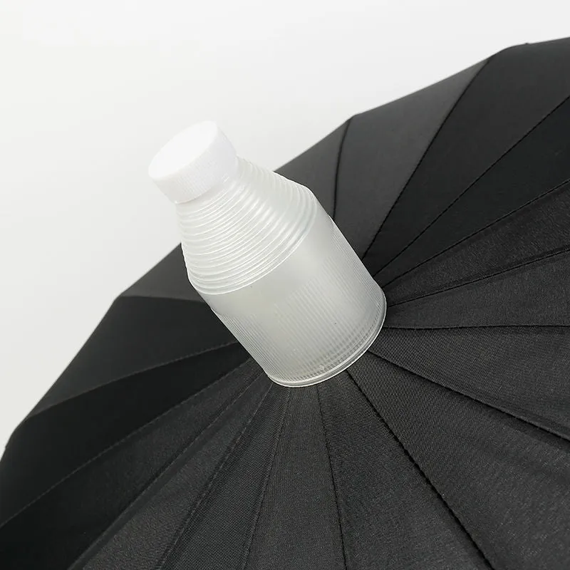 Minimalist Langt Håndtak Automatisk Paraply | Luvikno