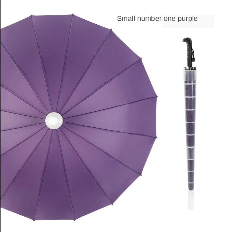 Minimalist Langt Håndtak Automatisk Paraply | Luvikno