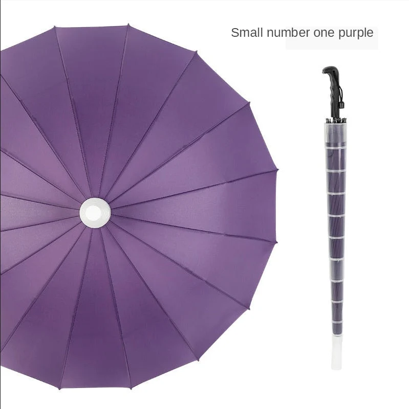 Minimalist Langt Håndtak Automatisk Paraply | Luvikno