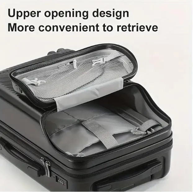 Hard Shell Carry-On med koppholder, USB-port og TSA-lås | Luvikno