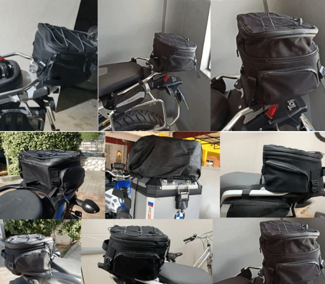 Vanntett motorsykkelutstyr bag med flere rom | Luvikno