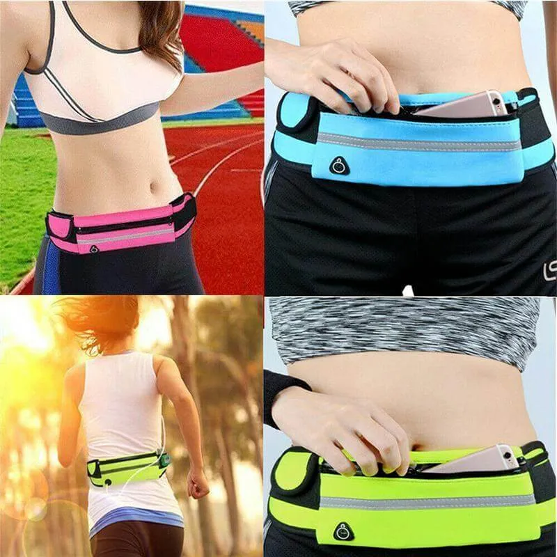 Vannavstøtende løpehoftebelte – 1+1 GRATIS Fitness & Reise oppbevaringspakke | Luvikno