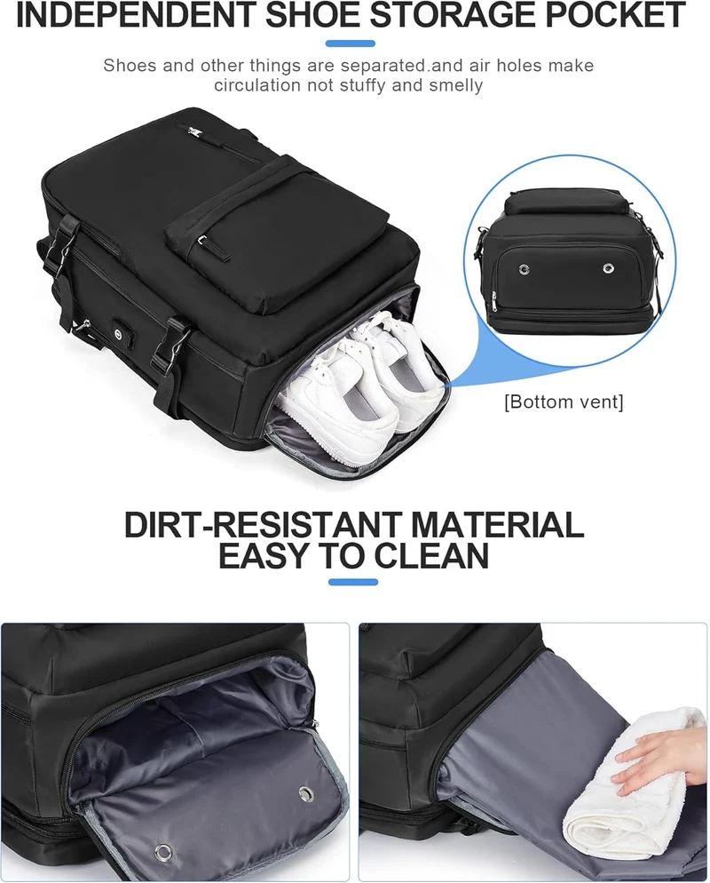 Multi-Compartment Laptop Carry Bag with Adjustable Shoulder Strap | Luvikno