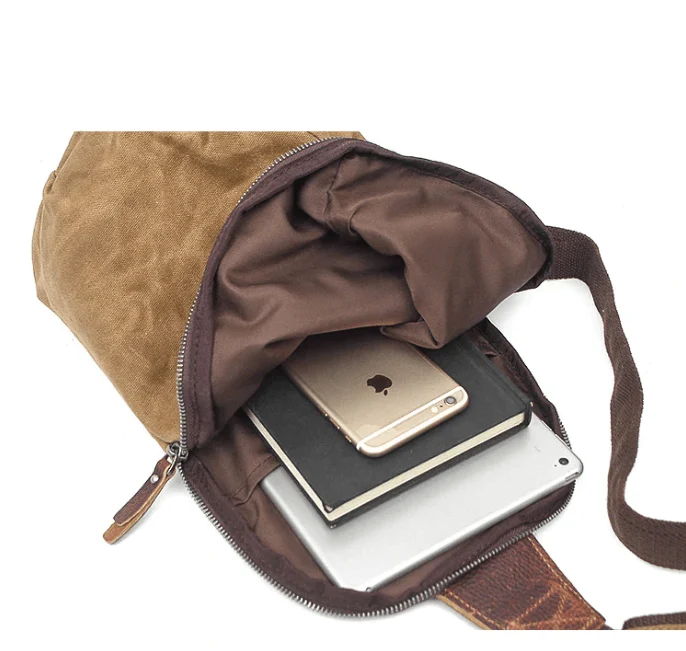 Vanntett lerrets crossover bag med tyverisikre lommer – MultiWear | Luvikno